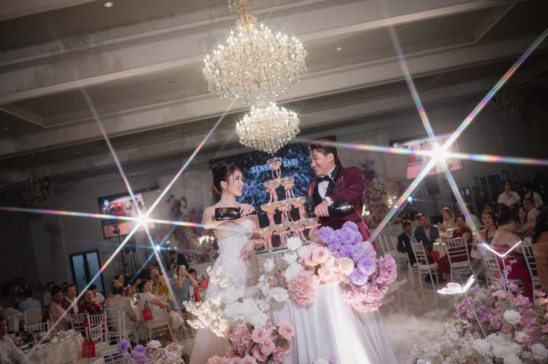 จัดเลี้ยงงานแต่งงาน บางใหญ่ นนทบุรี แบบบุฟเฟต์นานาชาติพรีเมียม The Sara Place